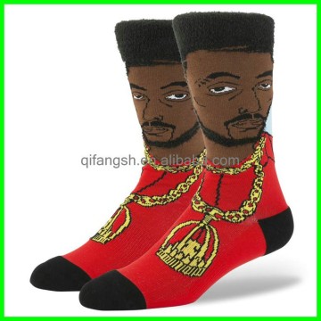 Custom colored character socks