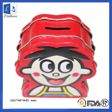 Cartoon Printing Saving Tin Box