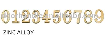 zinc alloy door hardware house number