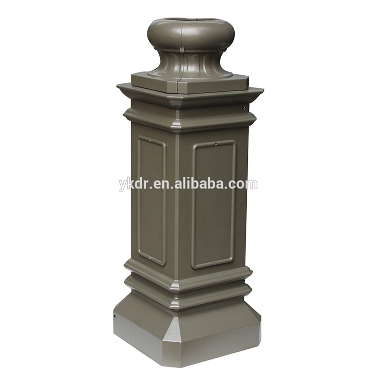 aluminum sand casting lamp post lighting pole permanent mold aluminum cast street lamp post custom aluminum casting