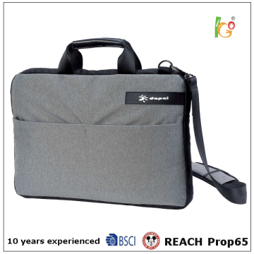 simple style grey laptop briefcase and resistance business bag