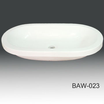 gel coat resin basin new,solid surface sink basin