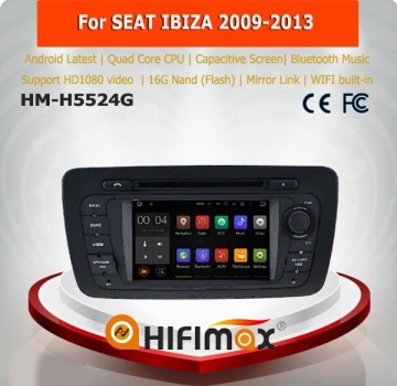 Hifimax Android 5.1 car multimedia system for seat ibiza 2013 for seat ibiza 2009 auto radio car audio car stereo