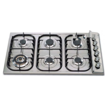 Prestige Gas Stove 6バーナーステンレススチールクッカー