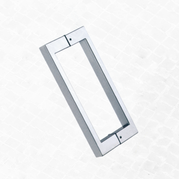 Square Glass Hardware Brass Shower Door Pull Handles