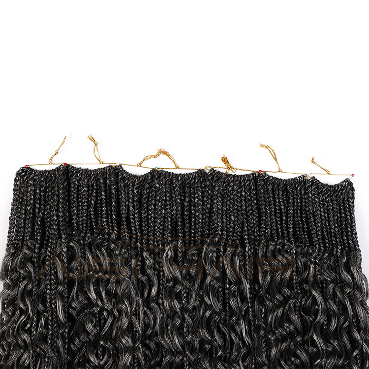 Aisi Hair Afro Curly Ombre Blonde Black Root Synthetic Marly Braiding Hair Extensions Crochet Hairpiece Braids For Black Women