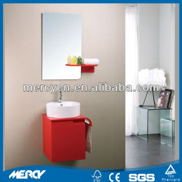 Bathroom Design red cabinet vanity Bathroom Design
