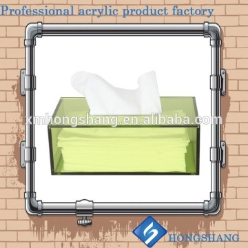 Popular Restaurant rectangular acrylic napkin box