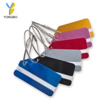 Aluminum Alloy Luggage Tags - Travel ID Labels for Bags & Suitcases (6 Colors)