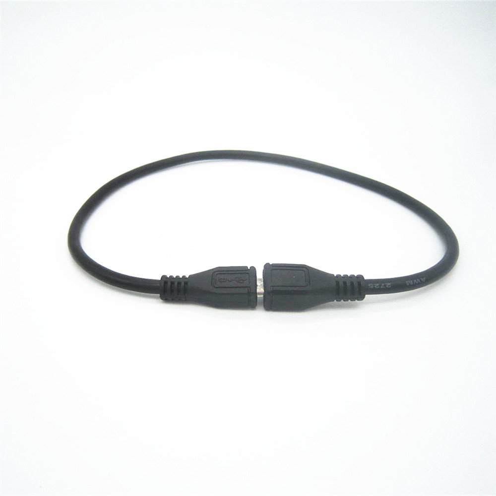 Custom Male to Female Micro B USB 2.0 OTG Extension Cable