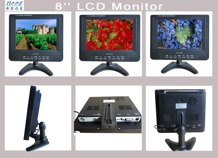 AV Screen Monitor / 8 Inch Car Monitor / TV Monitor