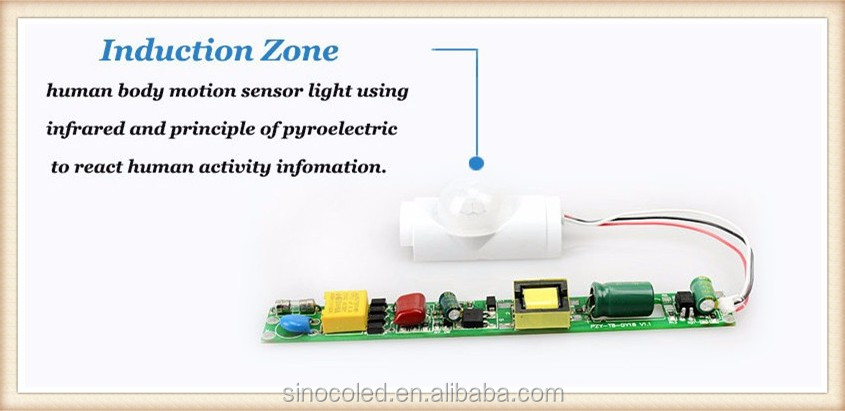 Magnet clip led double integrated tube Pir motion sensor t5 double integrated led light 3 years warranty