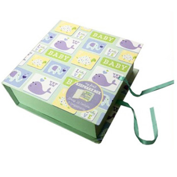 Baby Cardboard Keepsake Gift Drawer Box