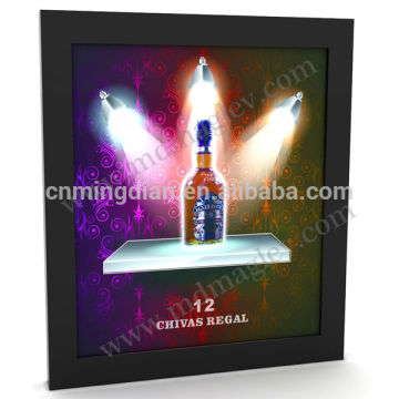 LED bottle display lighting box,LED bottle display box