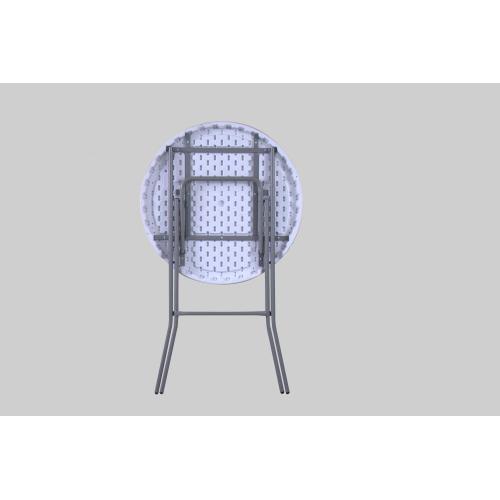 OUTDOOR DIA80CM BISTRO ROUND HDPE FOLDING TABEL