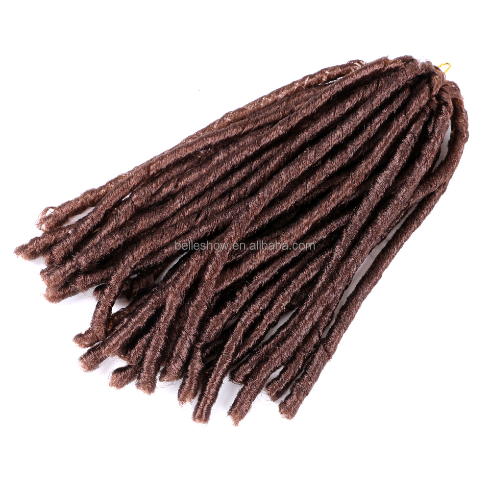Hot sell freetress soft dread crochet freetress urban soft dread crochet braids how to install soft dreads