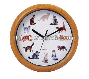 2013 Newest animal sound wall clock