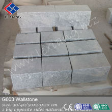 Ourtside wall light color granite