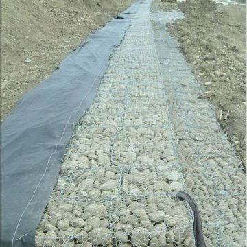 hot dipped, electro galvanized woven gabion mattress