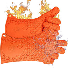 Hittebestendige grillhandschoenen Silicone Oven Mitts