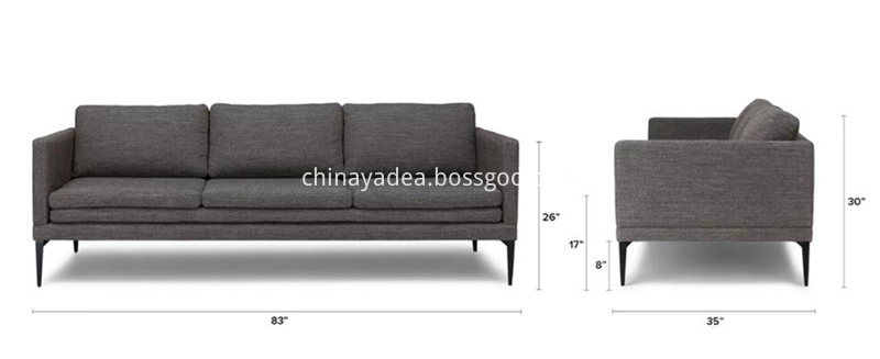 Size-of-Triplo-Meteorite-Gray-Sofa