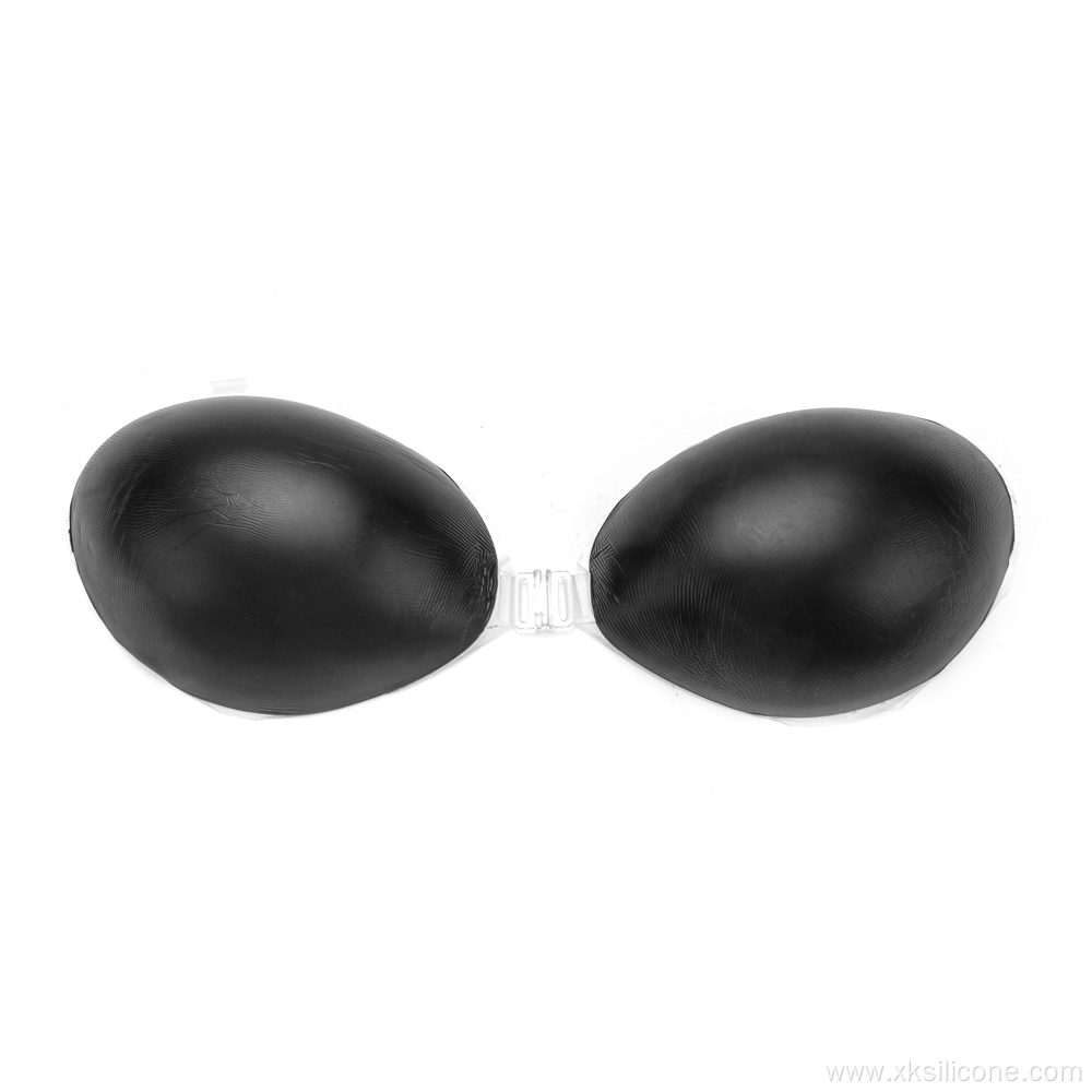 Black Invisible Self Adhesive Pushu Up Silicone Bra