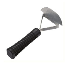 Black Rubber Handle Hoe Style Tire Inner Liner Scraper for Repair