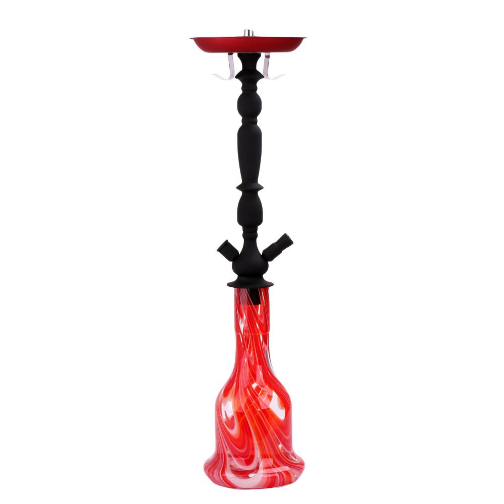 Fashion Egyptian Hookah With Black Stem With Hose Holder