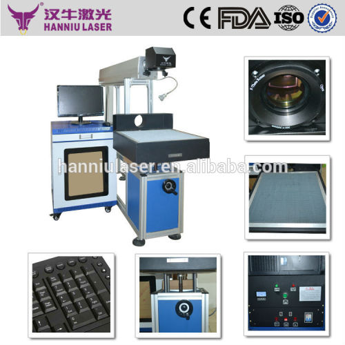 CO2 glass tube black plastic laser marking machine