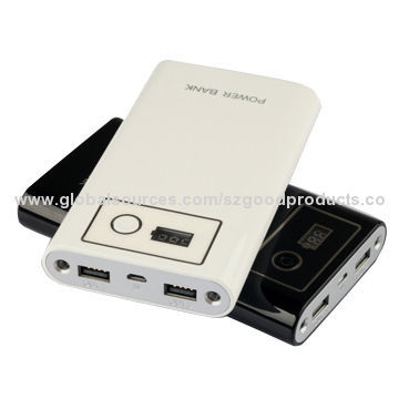 Dual output power bank with 20,000mAh capacity and 2.1A output, fast charger for your tabletNew