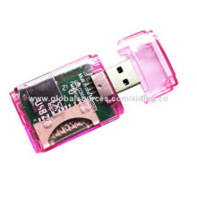 OEM USB Multi Smart Card Reader for TF/SDHC/SD/RS-MMC/MMCmobile/MMC/MMC Plus/MS Pro Duo/microSD