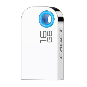 シルバー ミニ メタル USB フラッシュ ドライブ 8GB-128GB