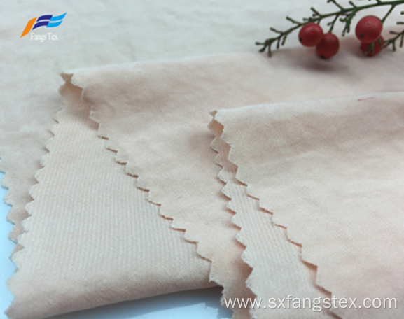 Soft Polyester Peach Skin Brushed LadiesTwill Fabric