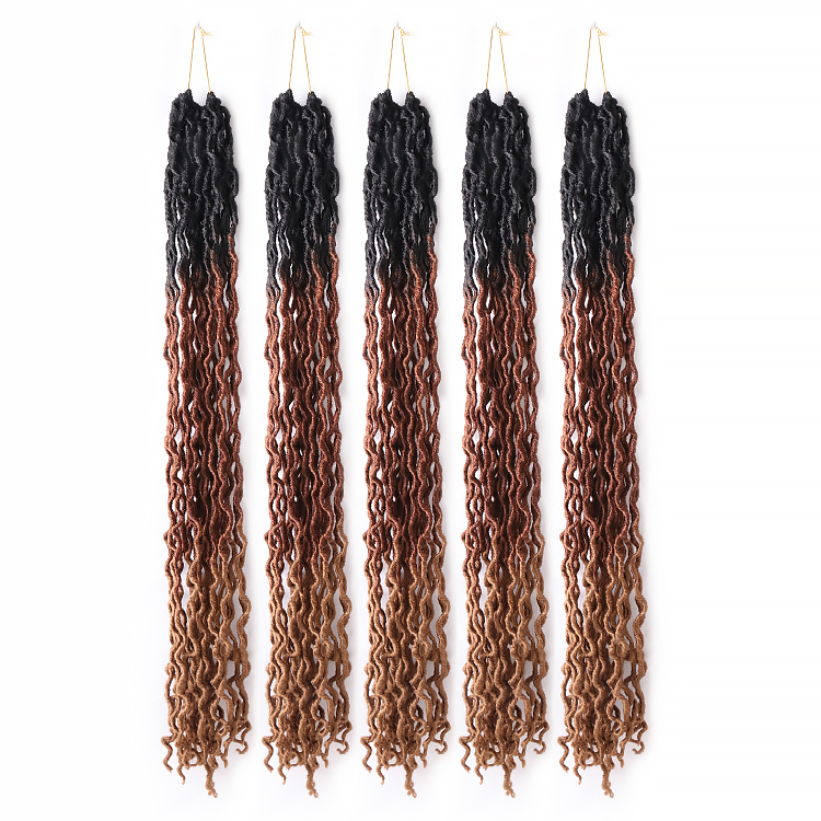 Julianna 36Inch Hot Quality Cheap Price Fashionable Synthetic Wholesale Goddess Faux Locs Crochet 36Inch Gypsy Locs Hair