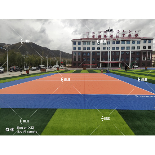 Modularer PP Outdoor-Sportboden für Multipurpos Court