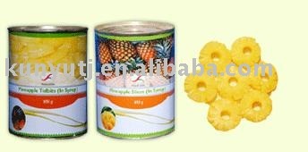 Canned pineapple in syrup