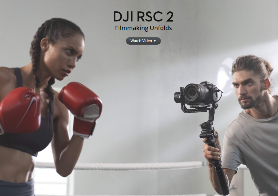 2020 hot new DJI RSC 2 /RSC 2 Pro Combo Gimbal 1 inch OLED screen 3kg payload Multi-scene solution 14hrs fast charge battery
