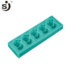 Christmas silicon cake baking molds snowman shape silicone cake decorating molds