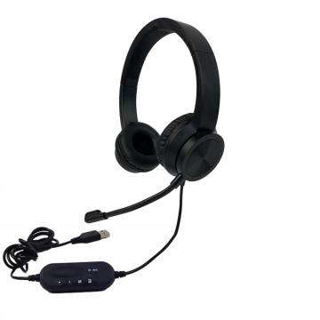 USB call center conference headphone
