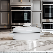 Oval Metal Casseroles Roaster Pan - Factory Outlet Induction Compatible Enamel Pot