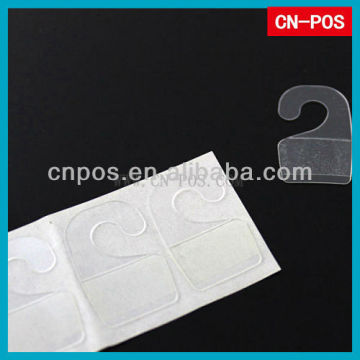 plastic display hang tab sticker for supermarket