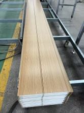 Light Brown Bark Pattern Metal Carved Board Exterior Wall Insulation Decorative Board