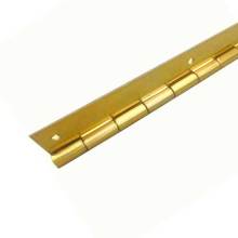 100 PCS Gold Polished Heavy Duty Piano Hinges for Toolboxes and Wooden Boxes