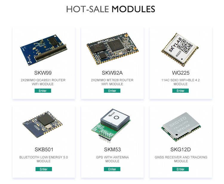 SKYLAB High thoughput Long range 2Mbps Series SoC Bluetooth 5 nRF52840 chipset module