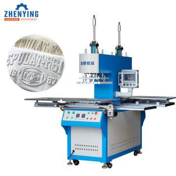 3D Silicone Double Head Embossing Machine Garment Embossing