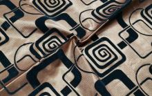 Knitted Upholstery Flocking Fabric for Sofa and Furniture