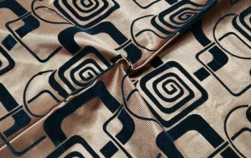 Knitted Upholstery Flocking Fabric for Sofa and Furniture