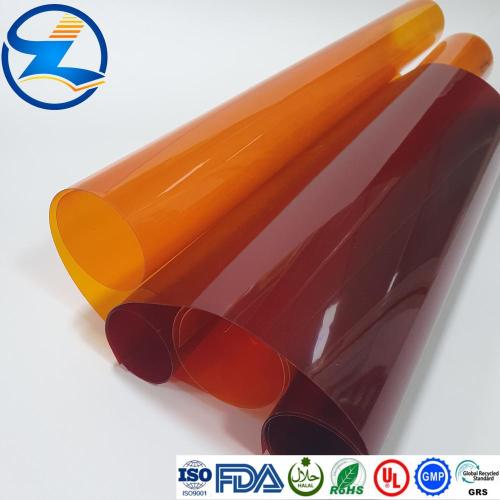 Rigid Transparent 100% Non-Recycled PVC Raw Material
