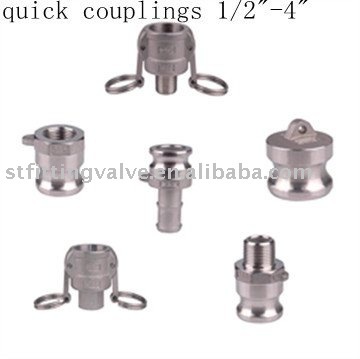 Stainless steel quick coupling