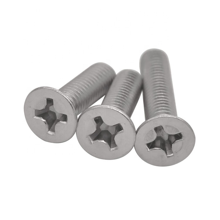 DIN965 Metric Cross Rekessed Countersunk Head Screw